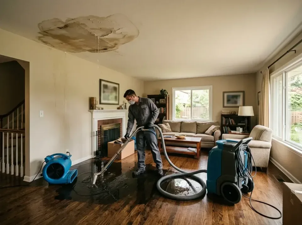 attic-pipe-burst-ceiling-drip-008 — frequently asked questions, Water Damage Restoration & Carpet Care in Beaver Dam, WI